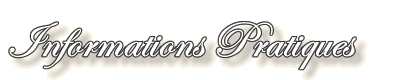 Infos pratiques