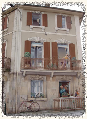 fresque en trompe l'oeil